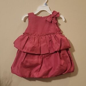 𝅺BABY GAP 2-PIECE PINK SPECIAL OCCASION DRESS, SIZE 18-24 MONTHS